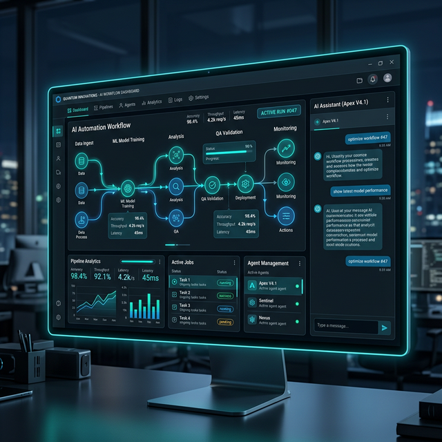 AI Automation Workflow Dashboard
