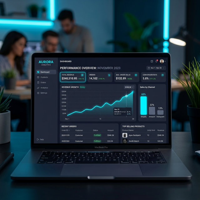 E-commerce Revenue Growth Dashboard