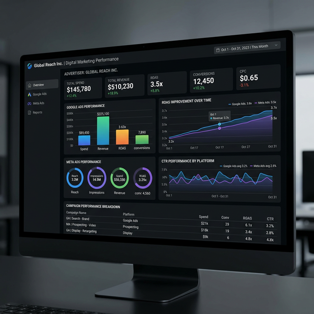 PPC Advertising Analytics Dashboard